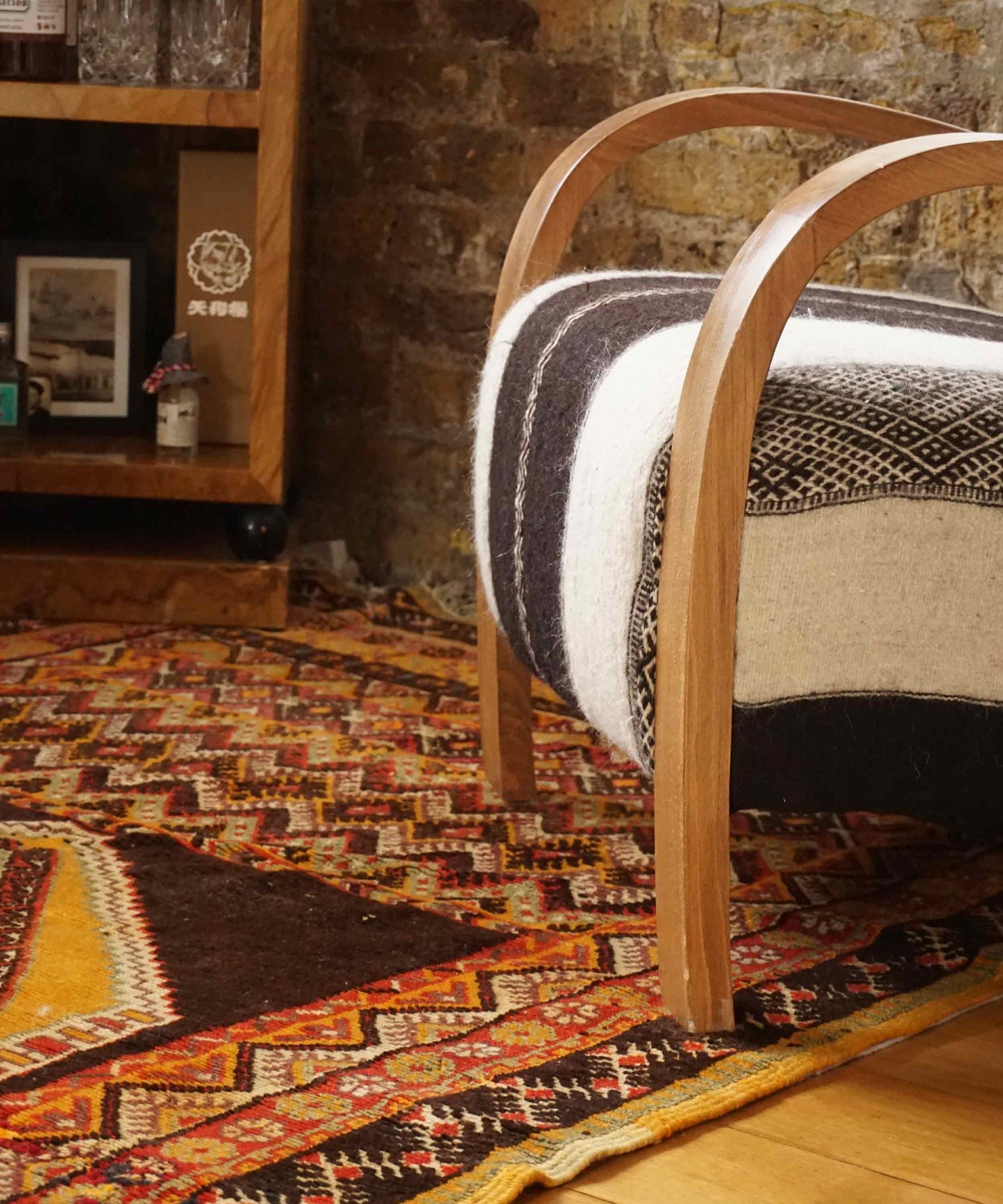 Vintage Moroccan Taznakht Rug 255/140 cm