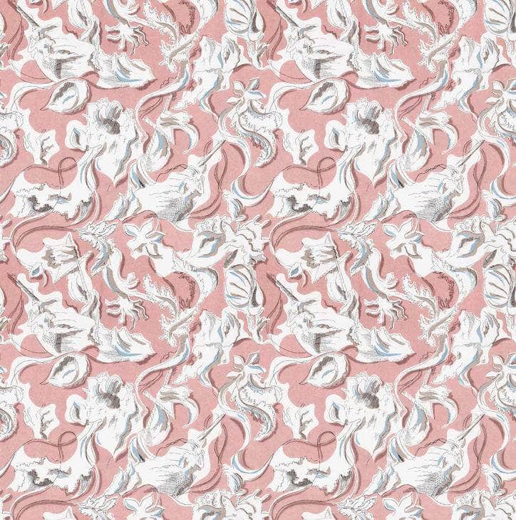 Dali's Mermaid - Blush - Wallpaper