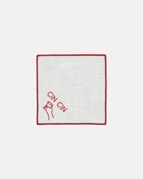 Cocktail Napkin Toast, Cin Cin