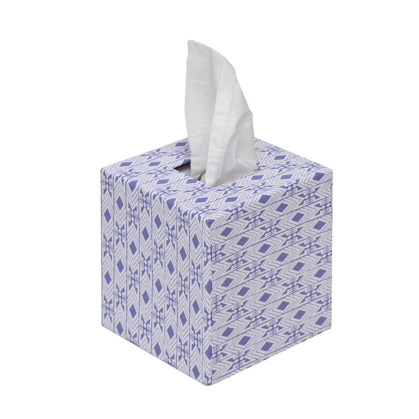 Tijan Violette Blue Tissue Box Cover