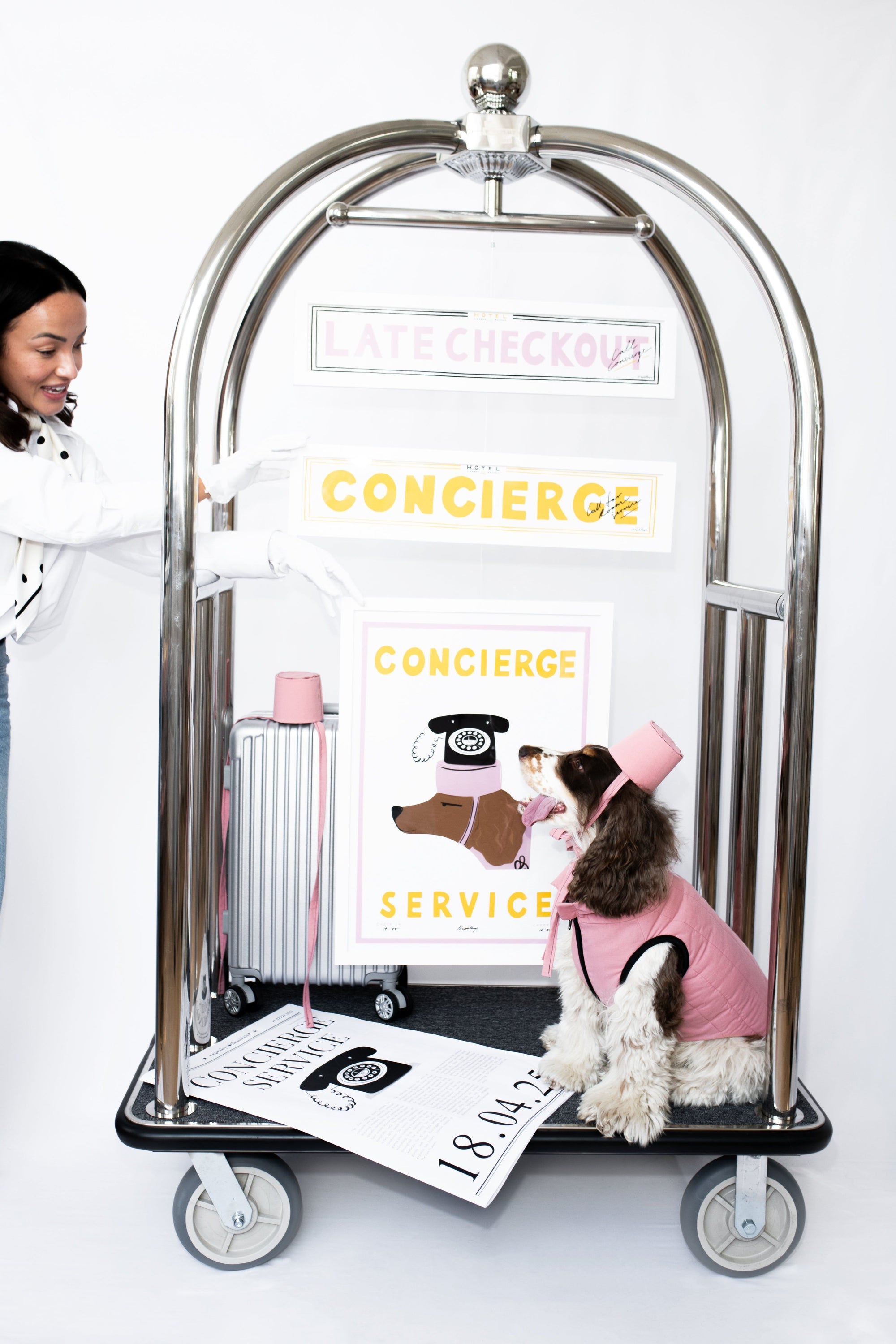 Concierge Panoramic Framed Print