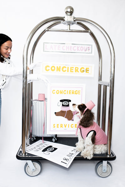 Concierge Panoramic Framed Print