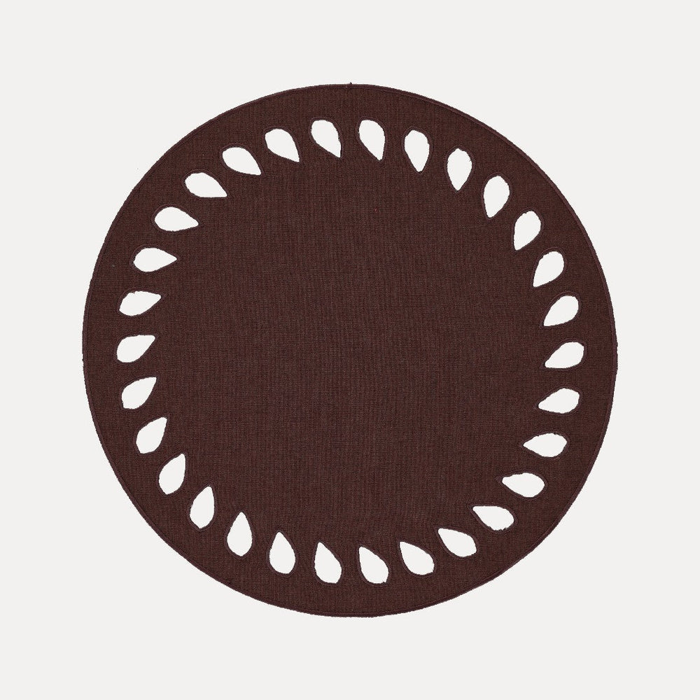 Viseu Placemat, Brown with Brown