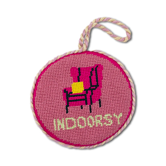 Needlepoint Ornament - Indoorsy