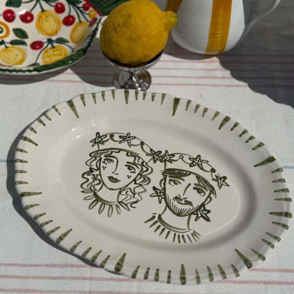 Rei Starfish Oval Platter - 32 cm