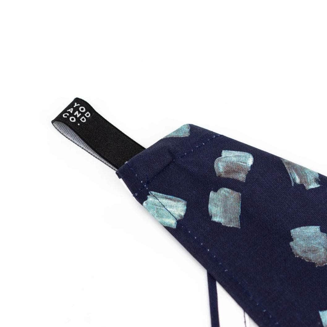 Scribble Tea Towel - Navy