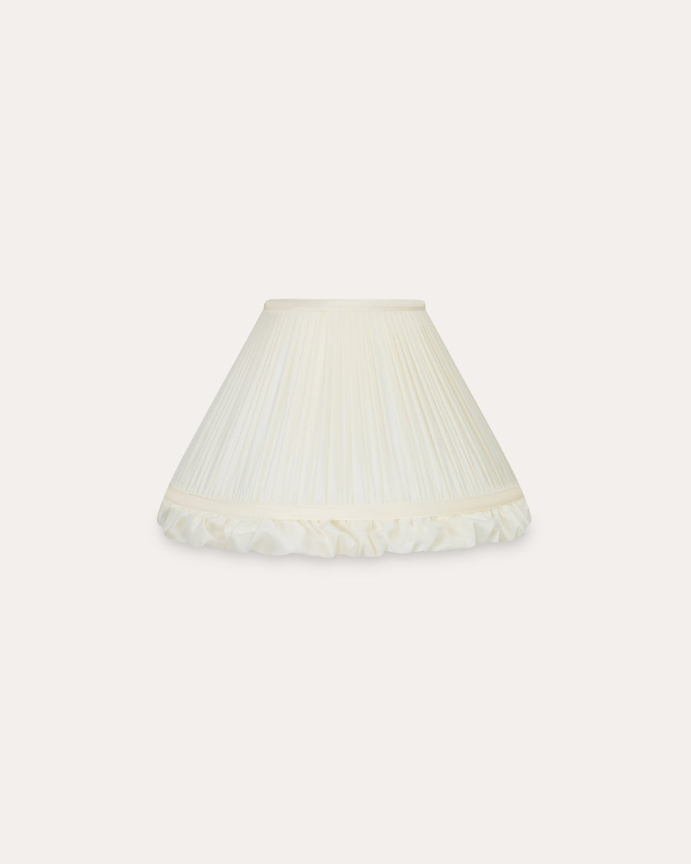 Silk Ivory Coolie Lampshade