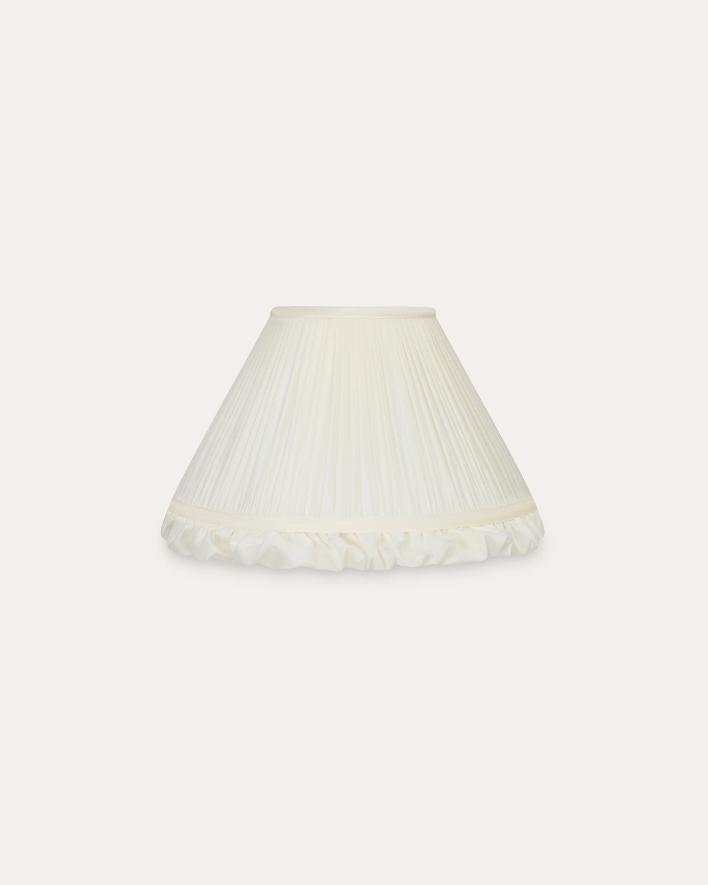 Silk Ivory Coolie Lampshade