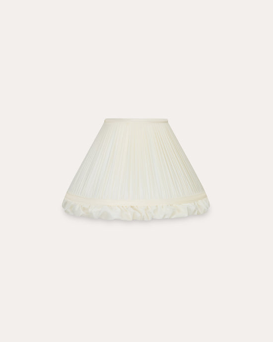Silk Ivory Coolie Lampshade