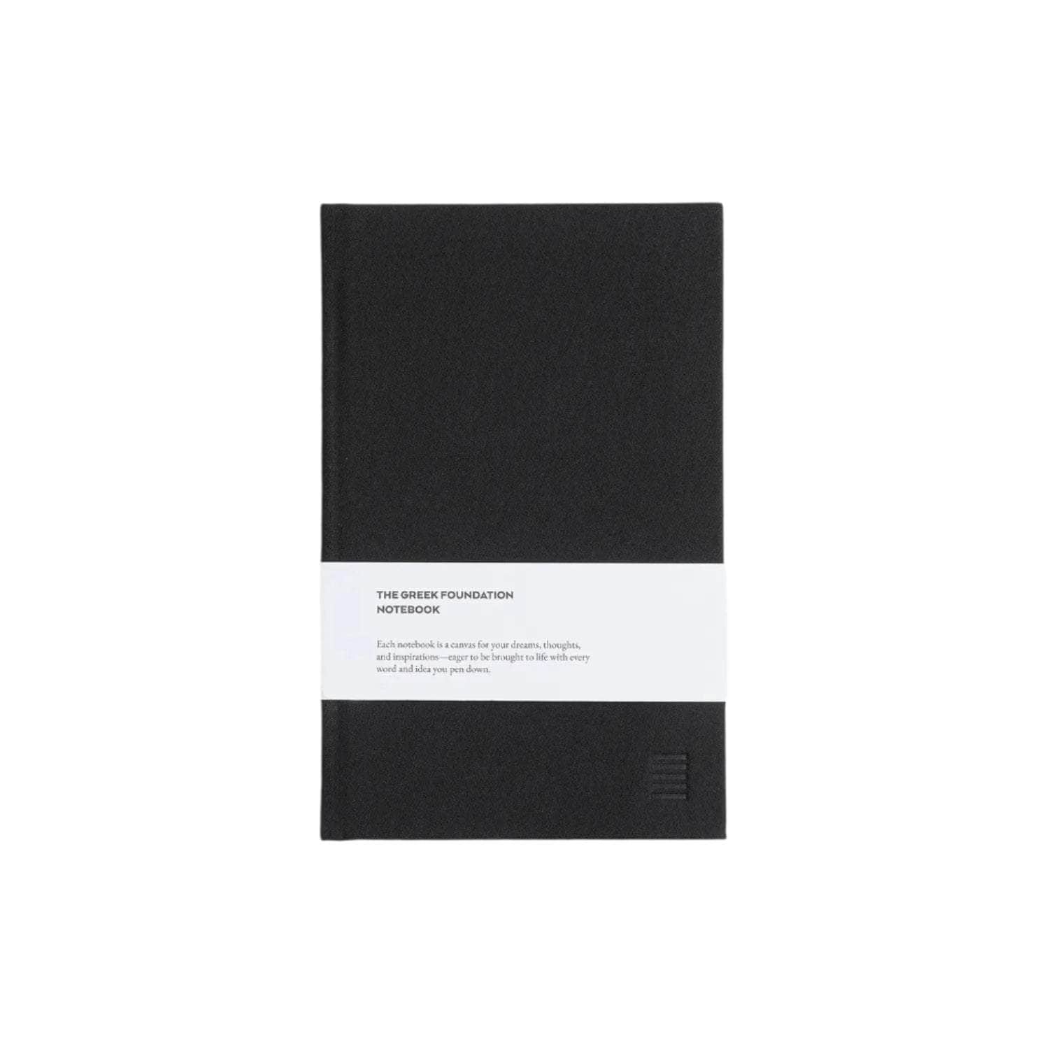 The Greek Foundation Notebook (Black)
