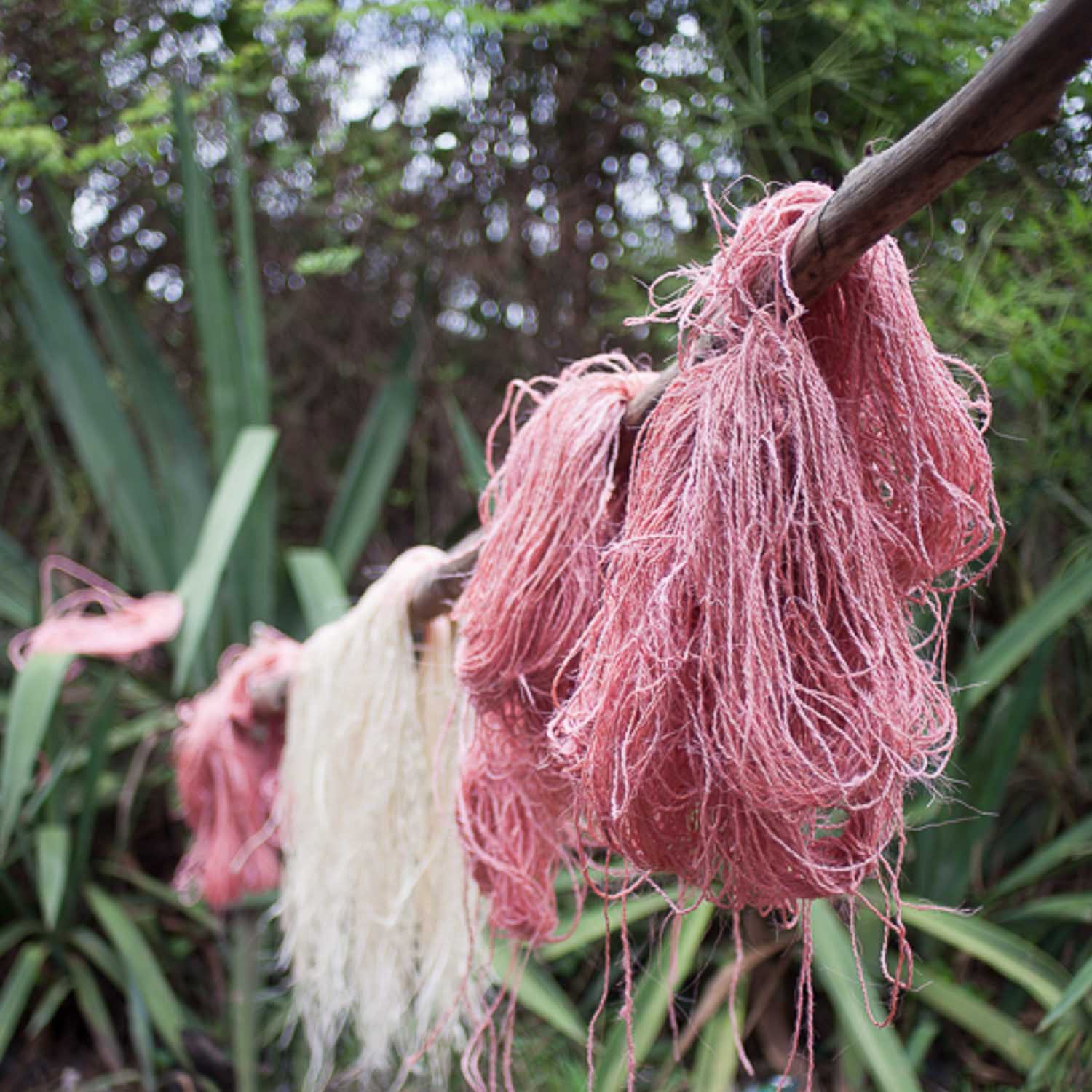 KALI: Orange & Neon Pink Duo Colour Block Woven Basket