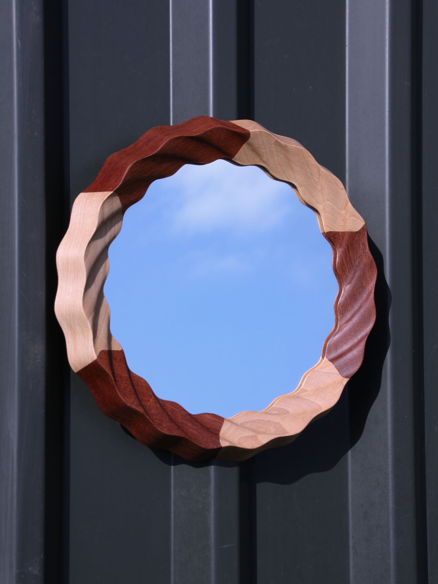 Kruller Extra Mirror - Beech & Sapele