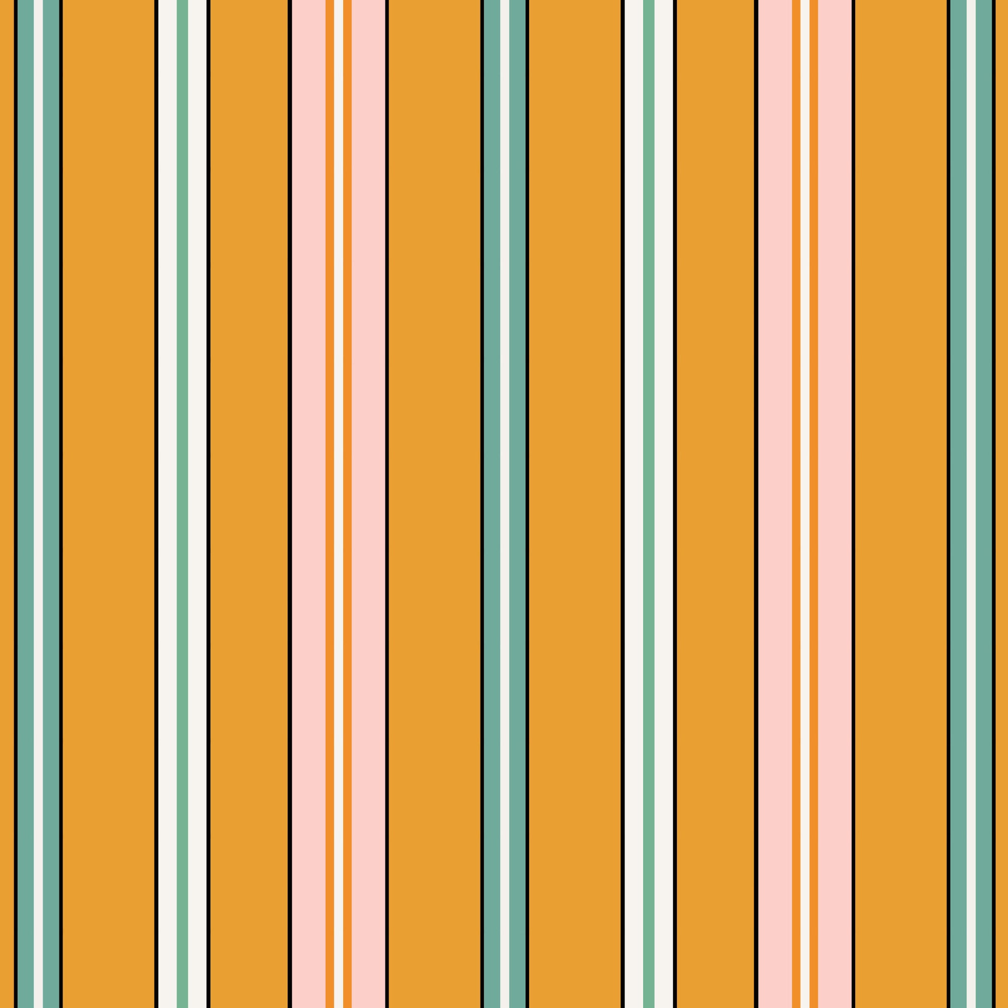 Sporty Stripes - Saffron