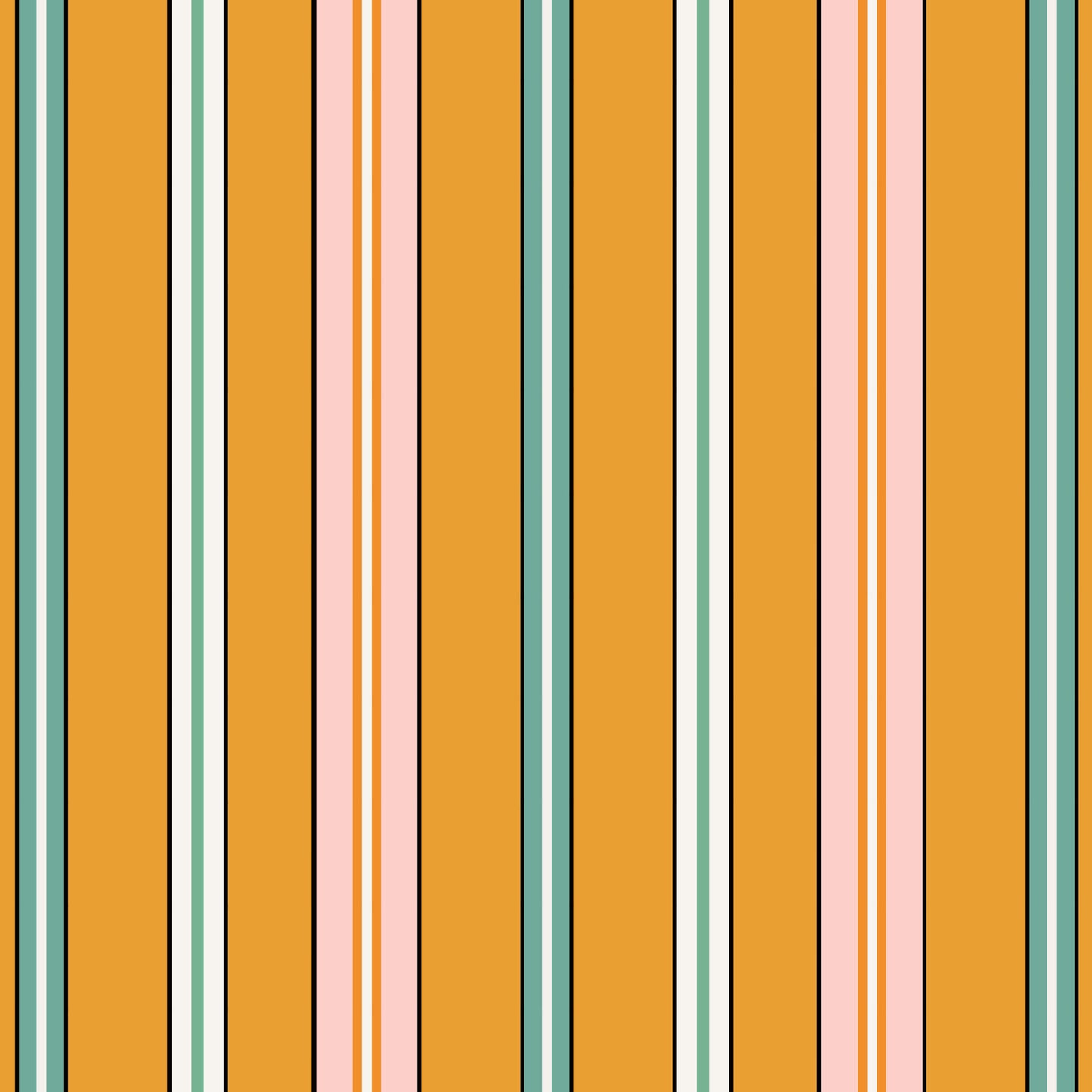 Sporty Stripes - Saffron