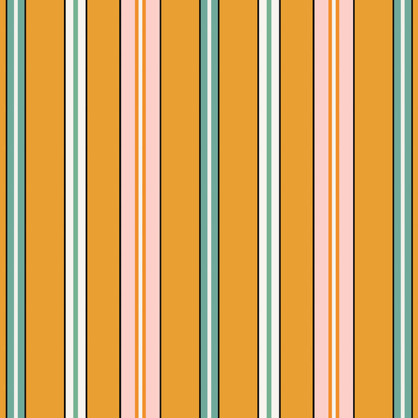 Sporty Stripes - Saffron