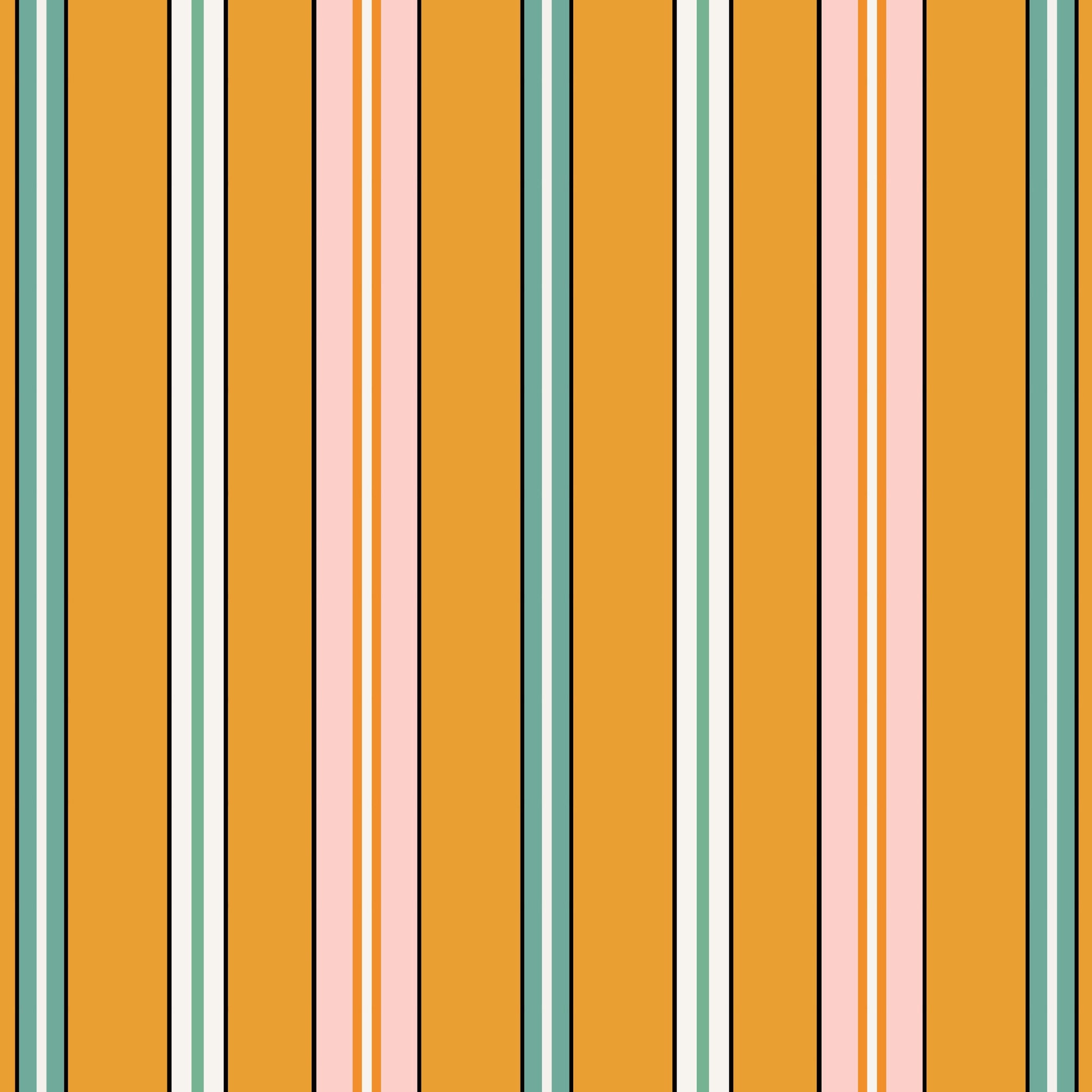 Sporty Stripes - Saffron