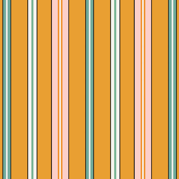 Sporty Stripes - Saffron