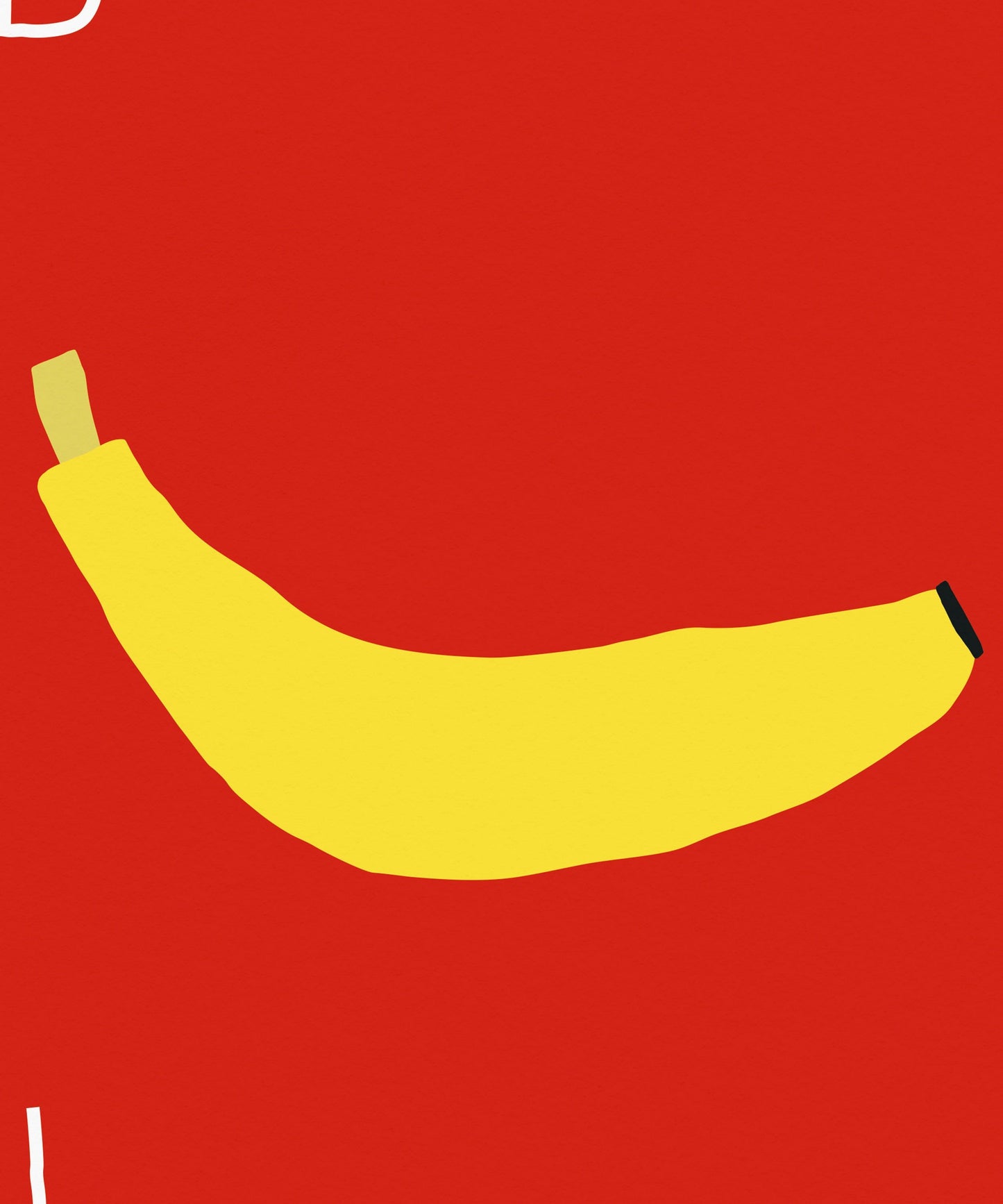 B for Banana Art Print