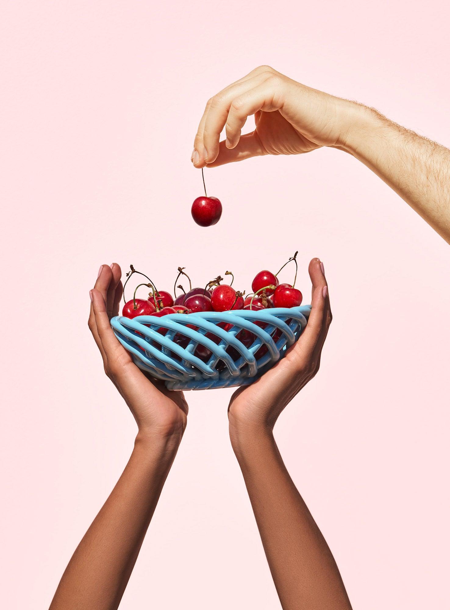 Sicilia Ceramic Basket