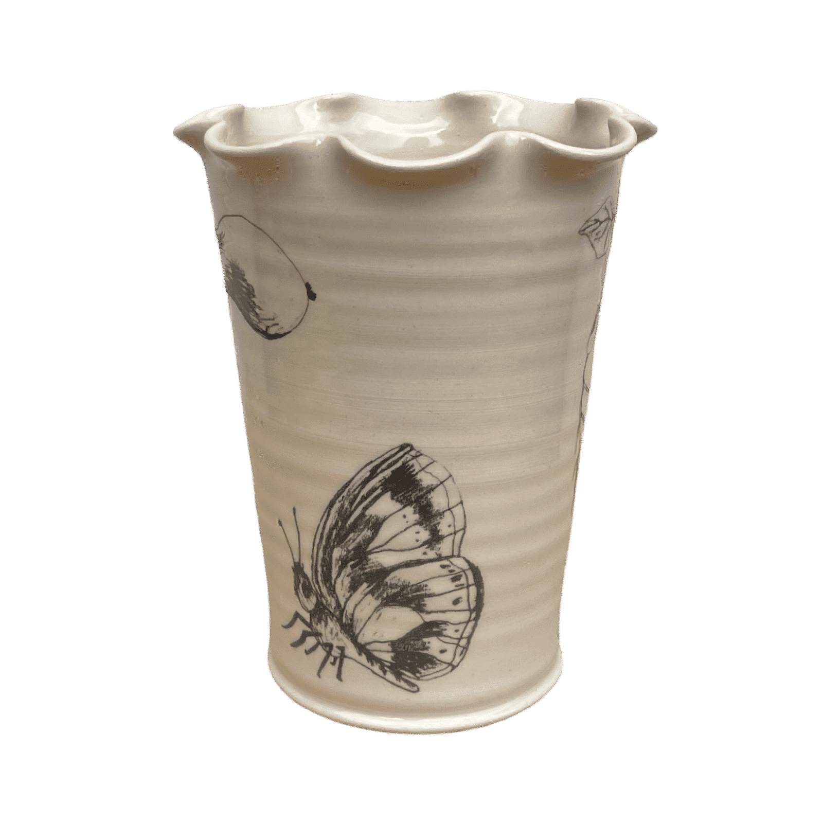 Frilly Garden Vase - Small