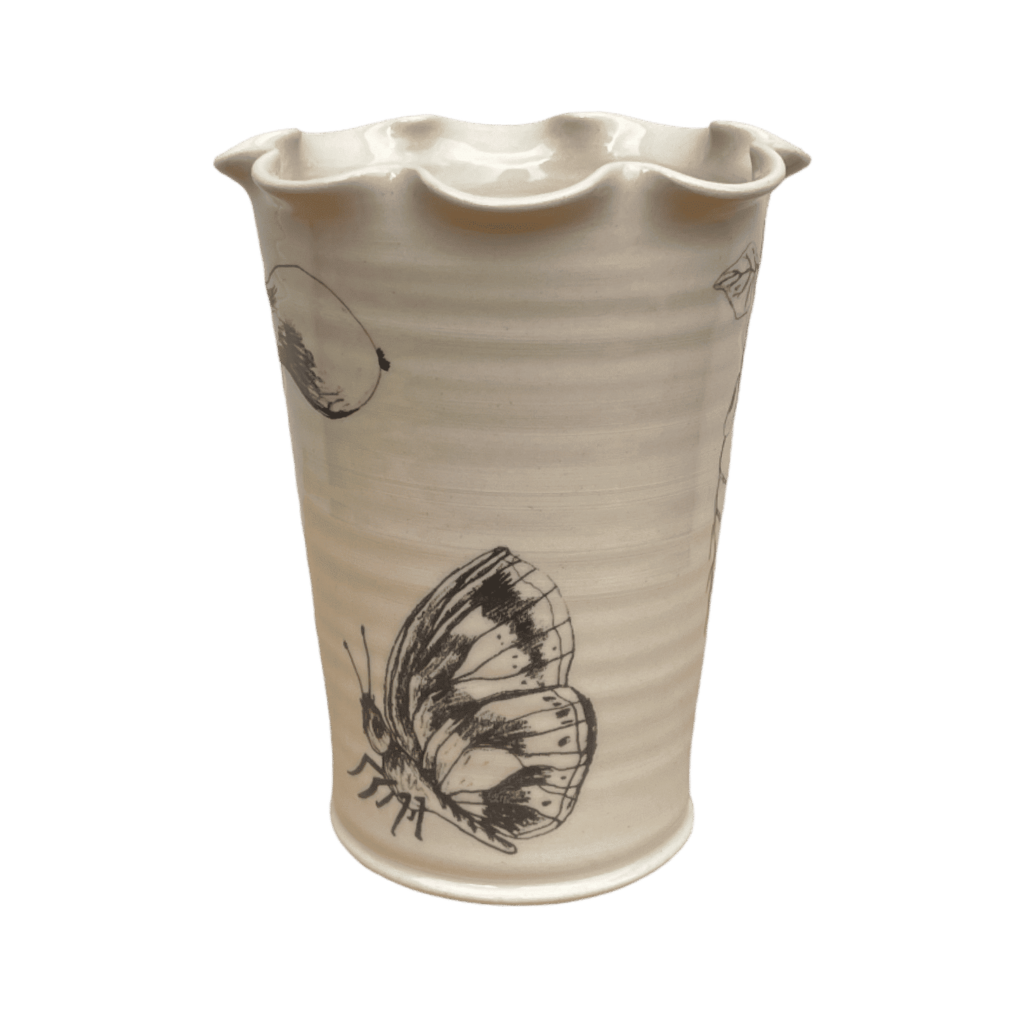 Frilly Garden Vase - Small