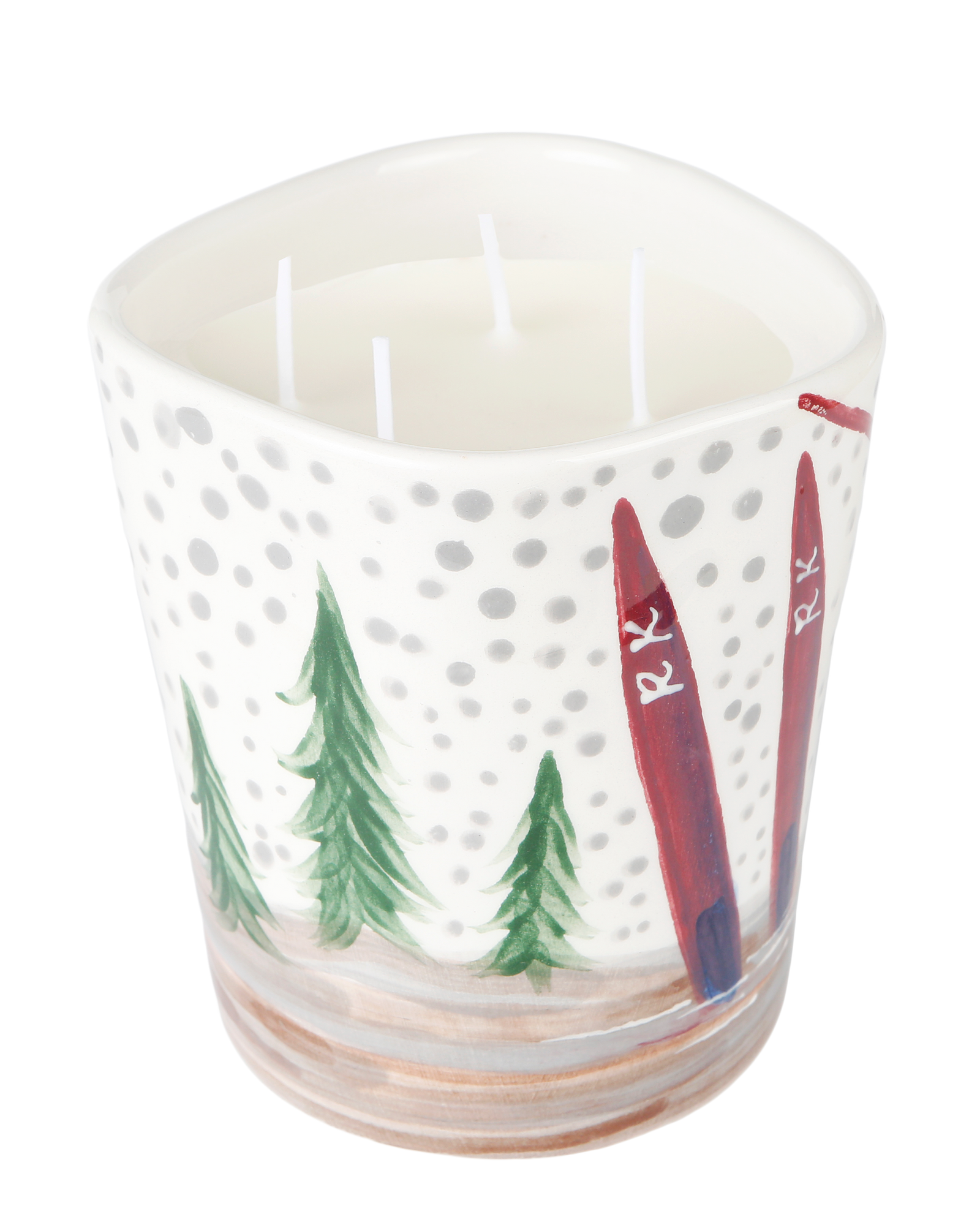 Skis Candle