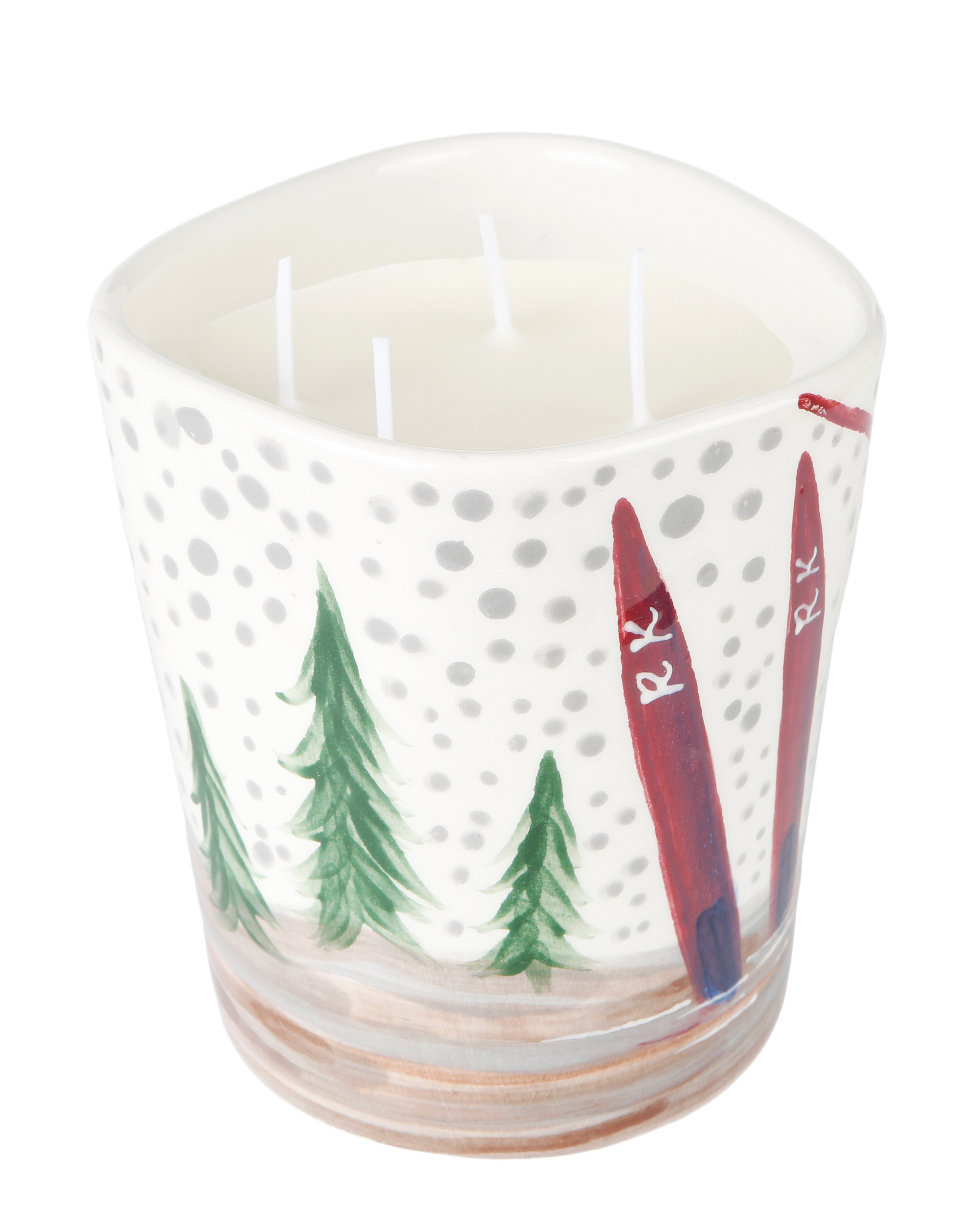 Skis Candle