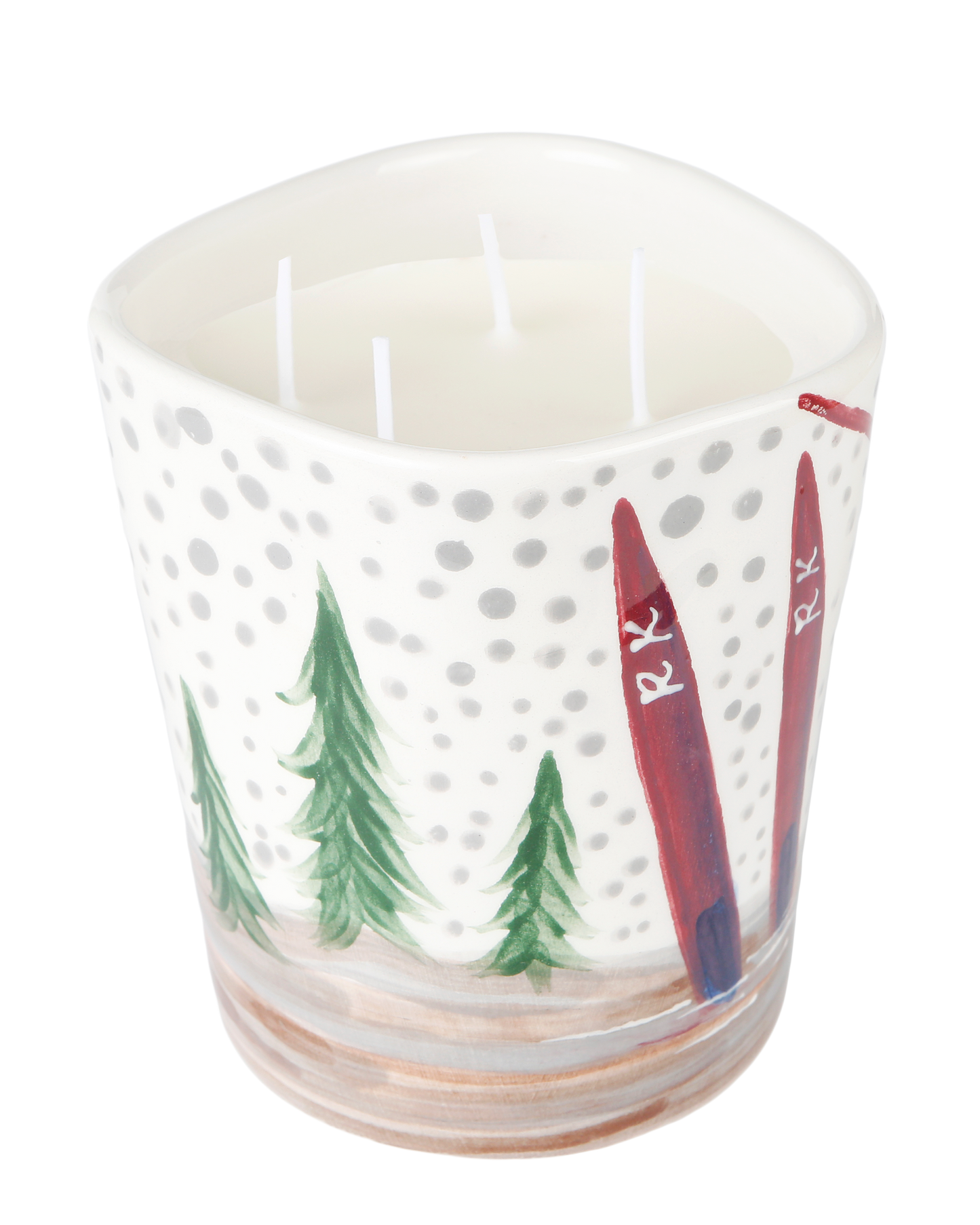 Skis Candle