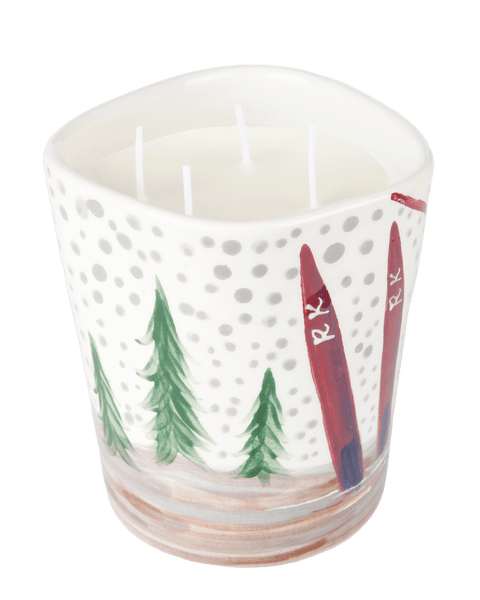 Skis Candle