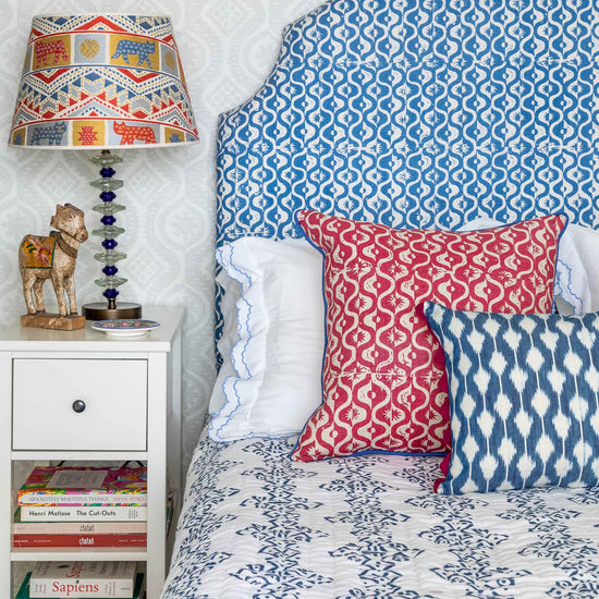 Double Mali Kahala Quilt Indigo