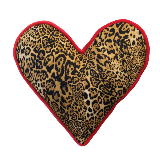 Be my Valentine Leopard Print Cushion