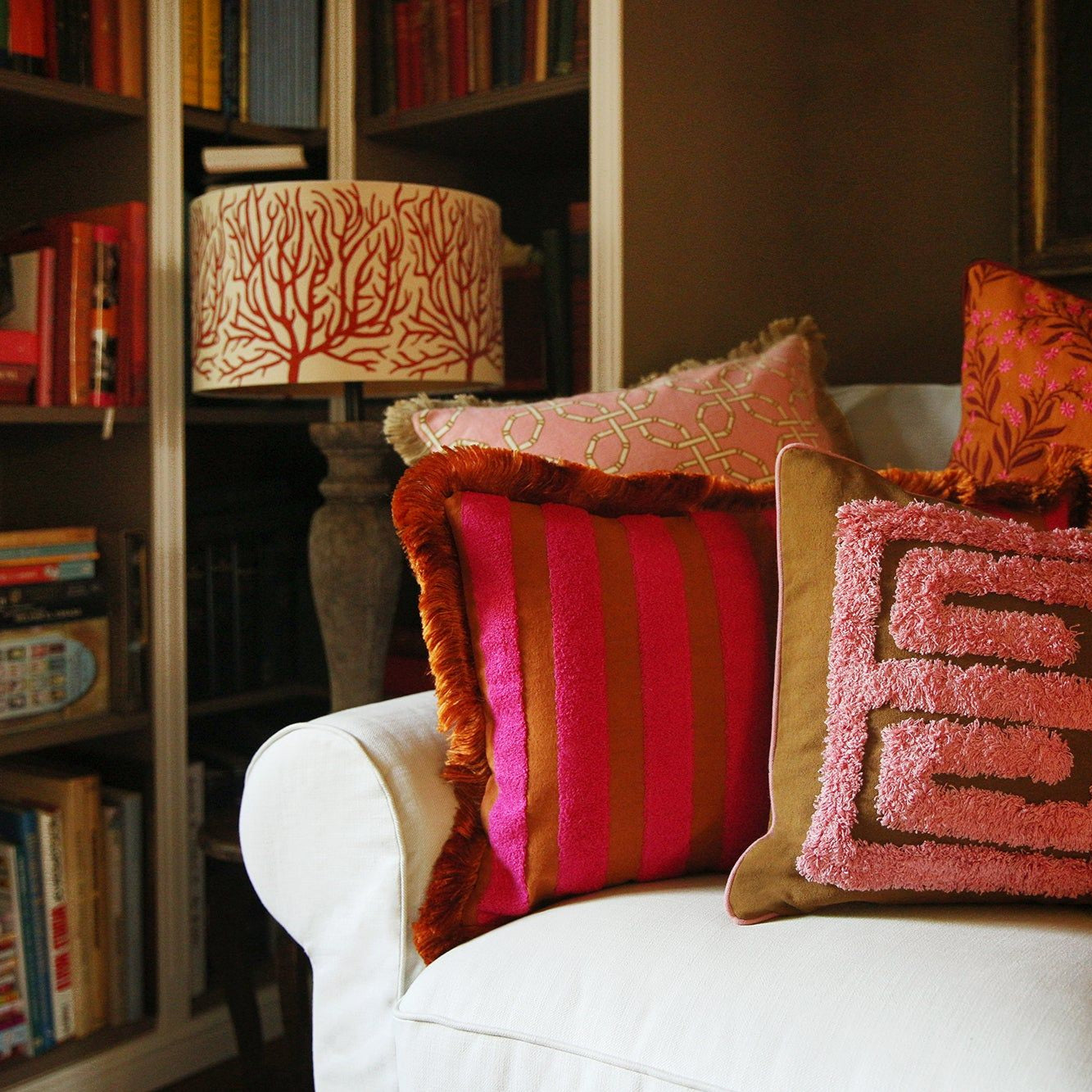 Lampshade Lauren Sand & Chili