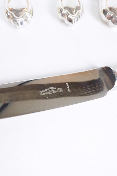 6 Vintage Silver Plate Knives