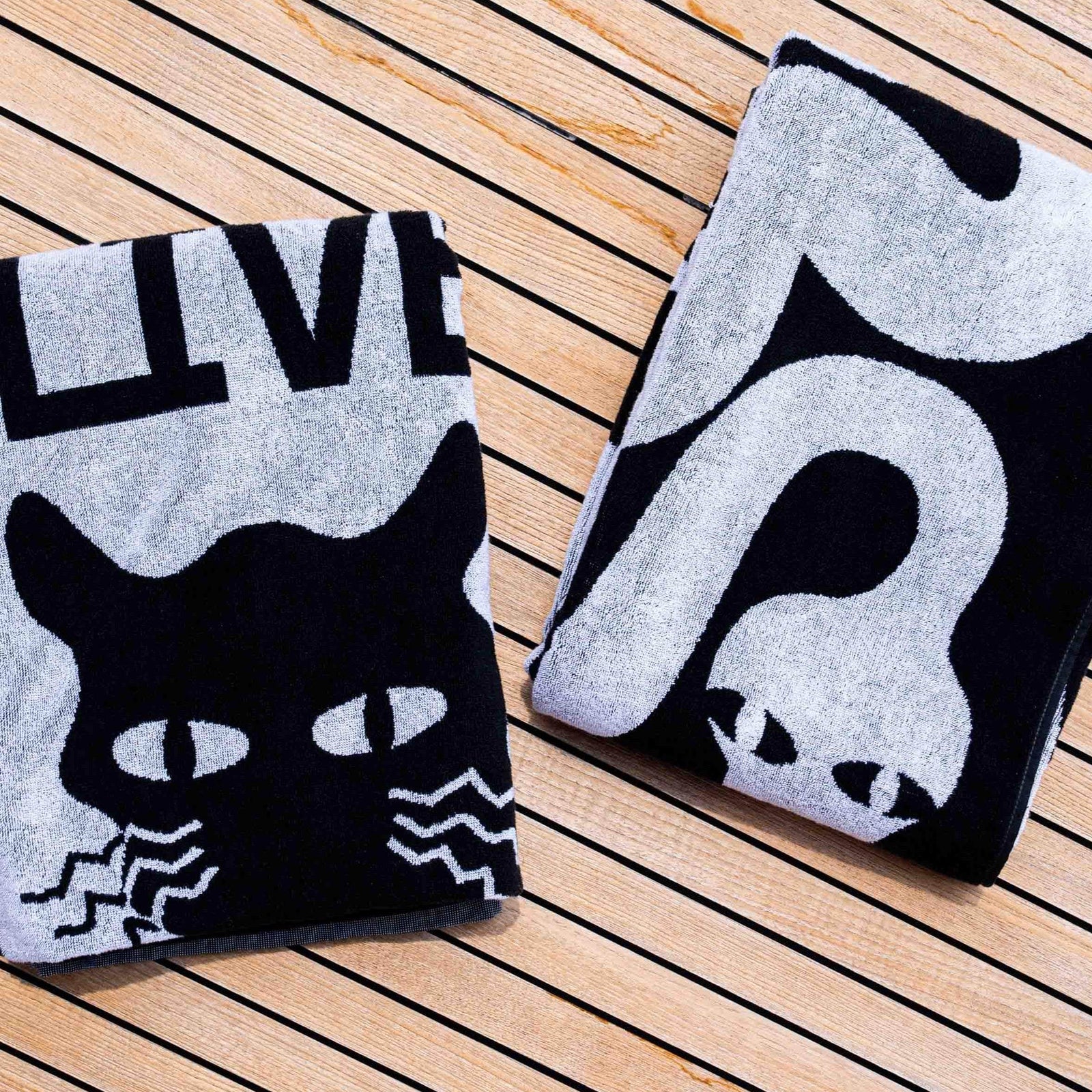 Touch at Own Risk Towel