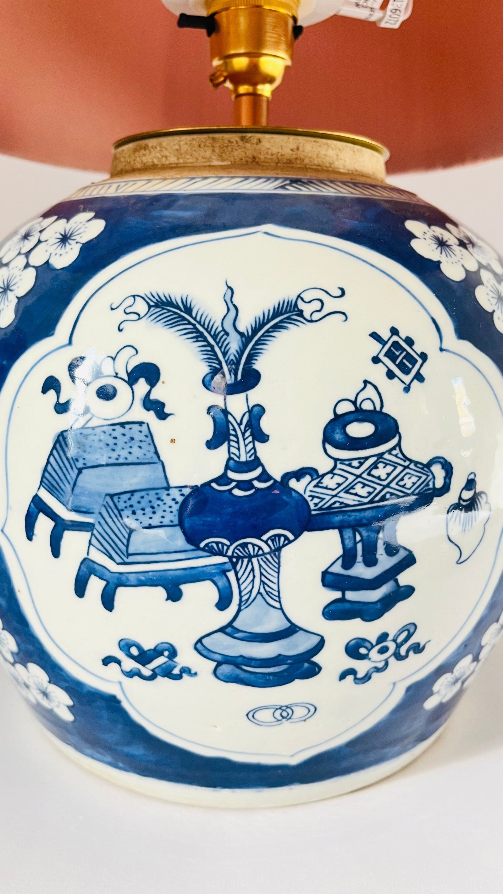 Antique Chinese Ginger Jar Lamp