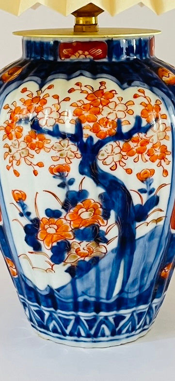 Antique Japanese Mini Imari Lamp