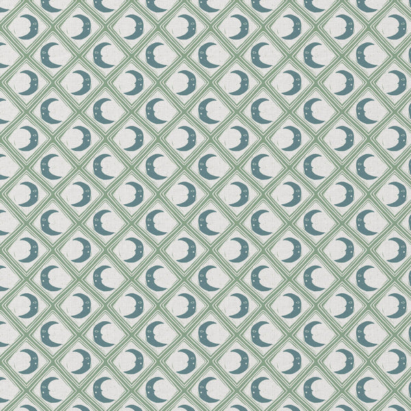 Kit Moon Fabric - Blue Moon