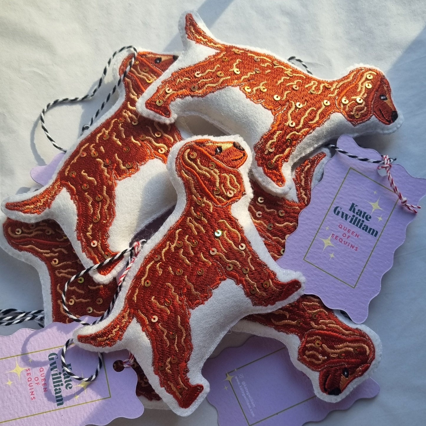 Cocker Spaniel Embroidered Ornament