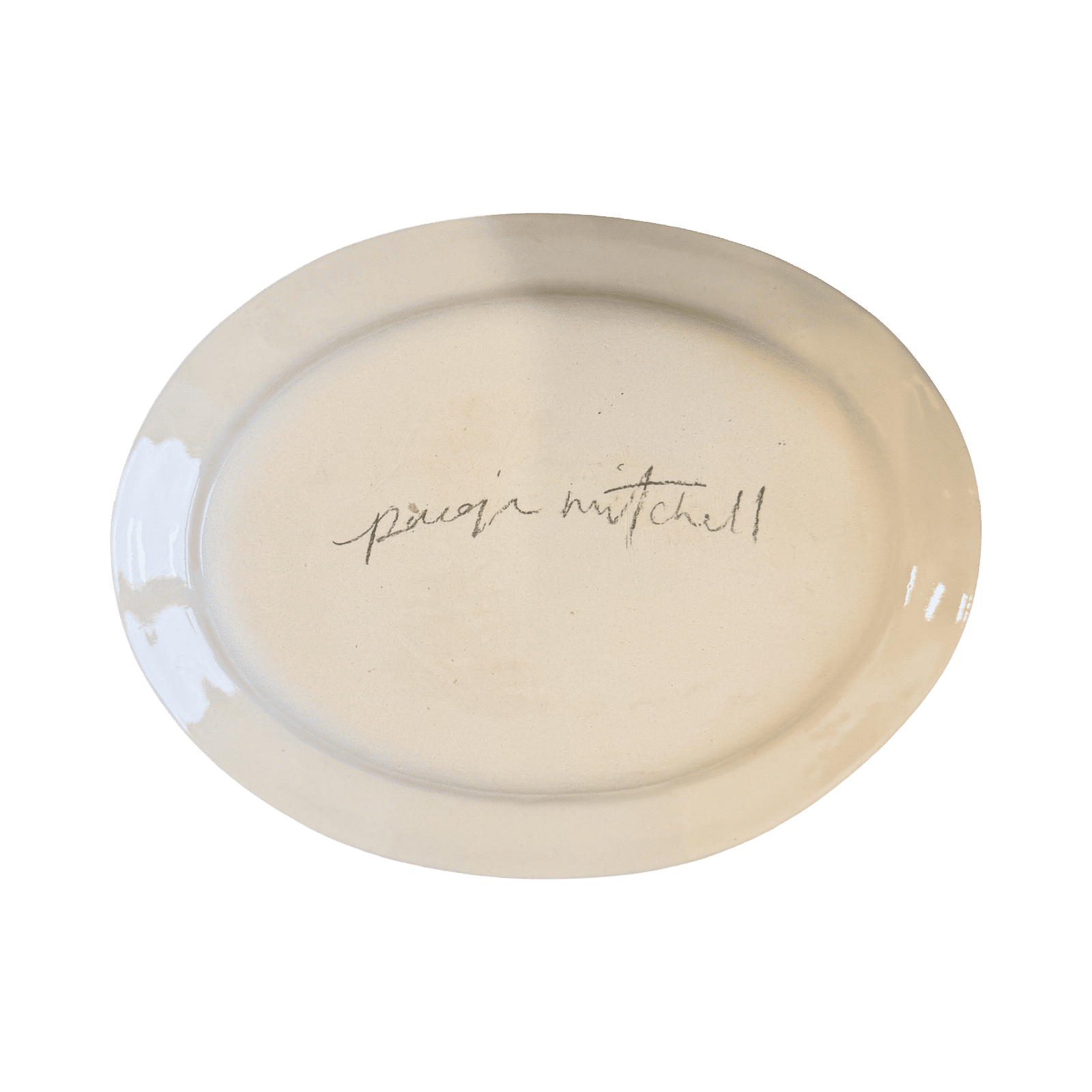 Circus Platter - Blue and Honey - Small