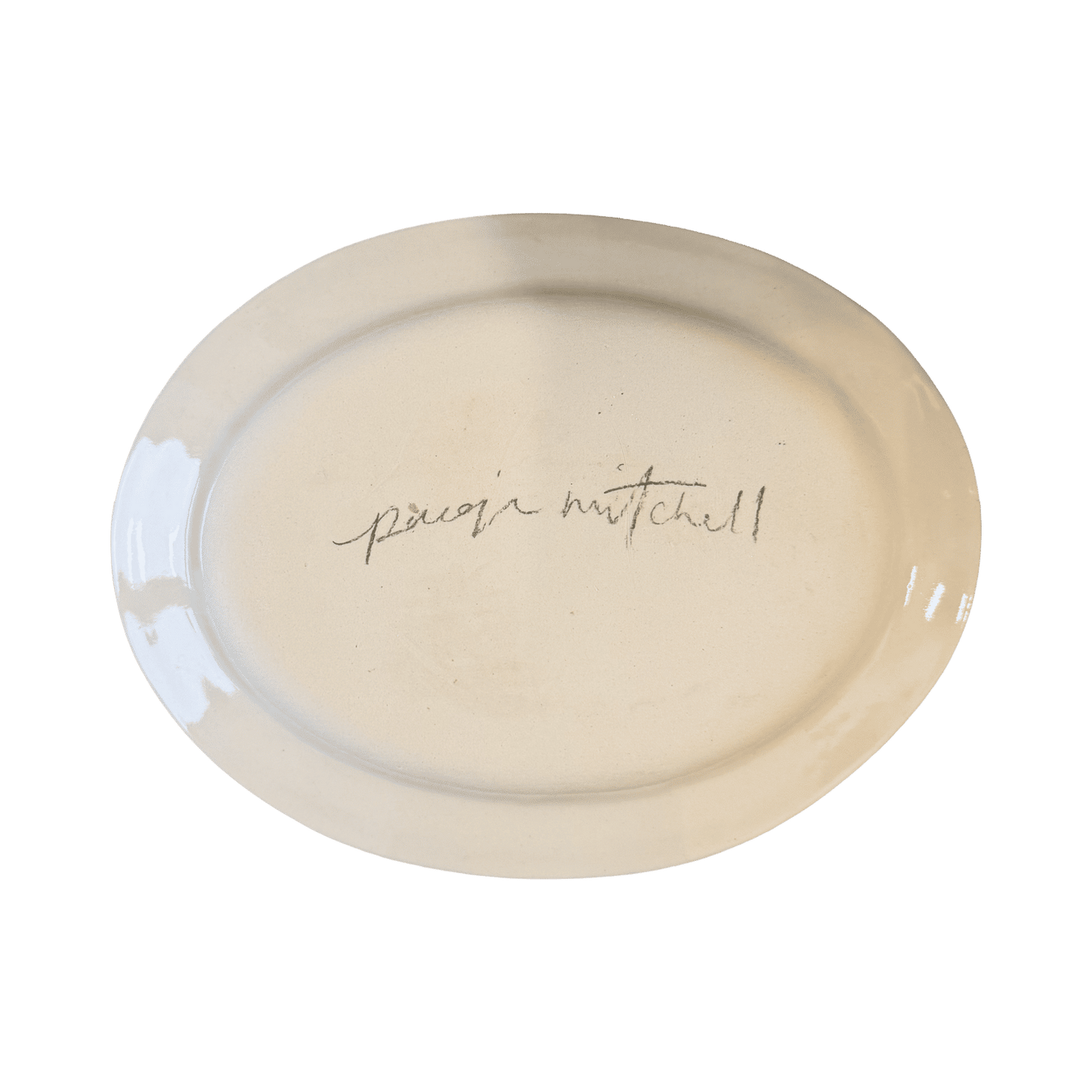 Circus Platter - Blue and Honey - Small