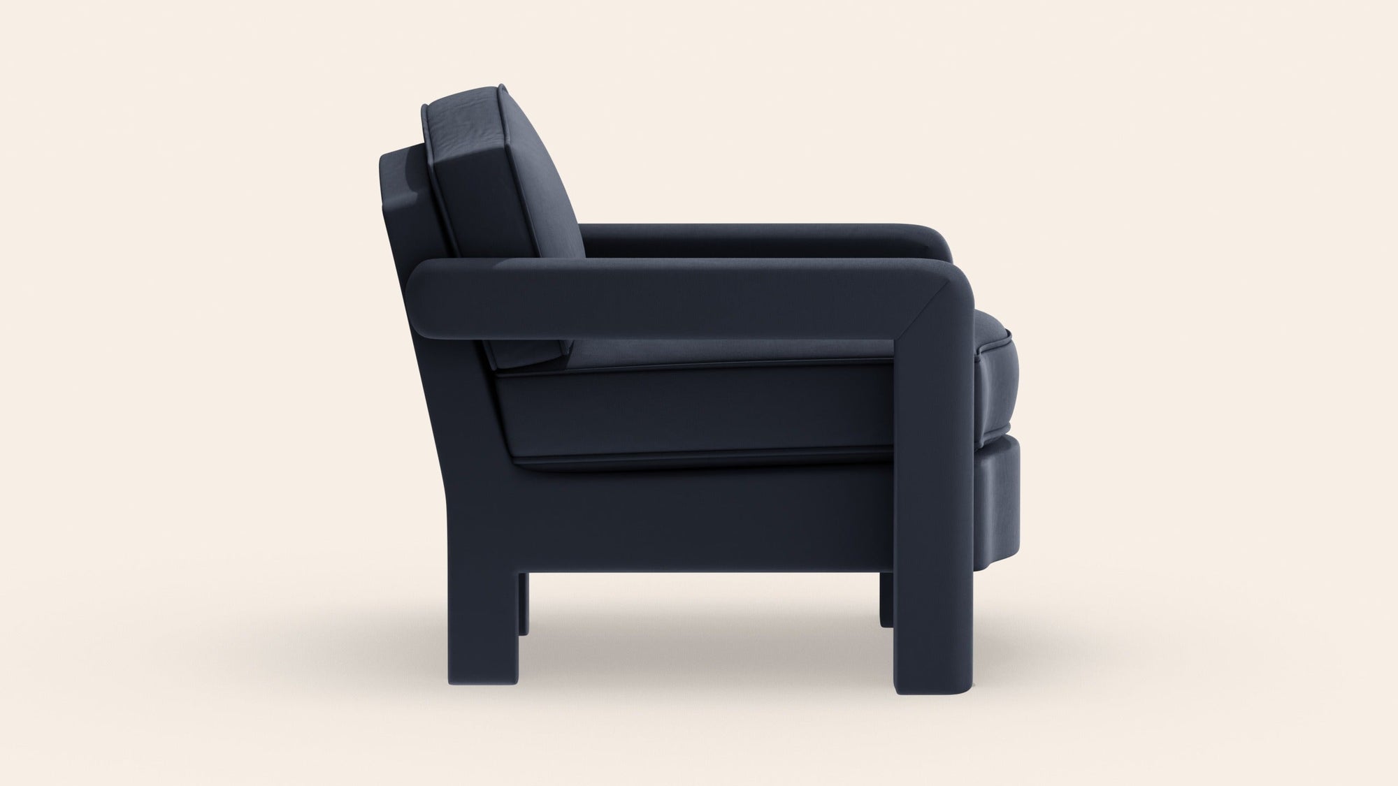 Elio Armchair, Prussian Linen