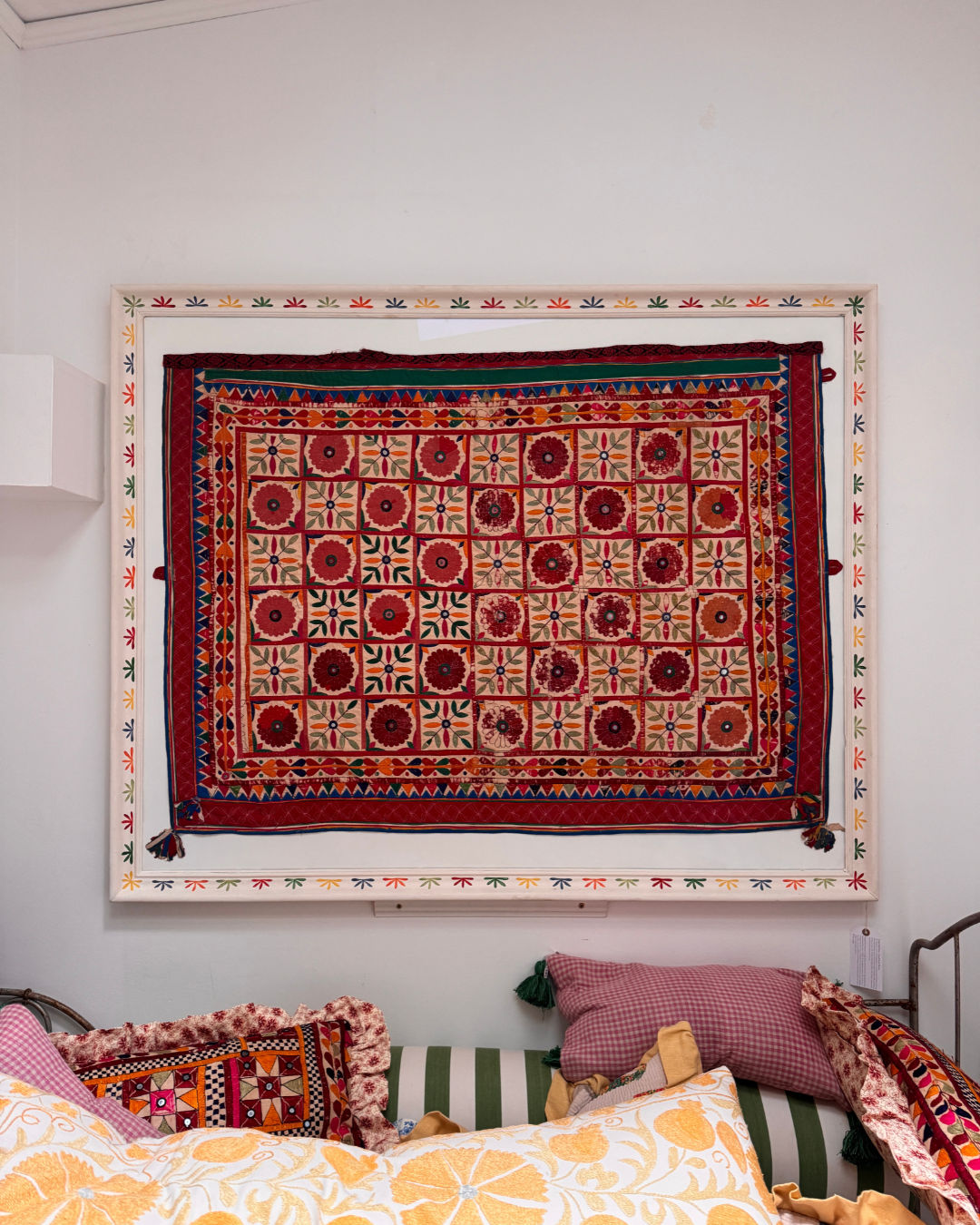 Framed Vintage Kutch Toran