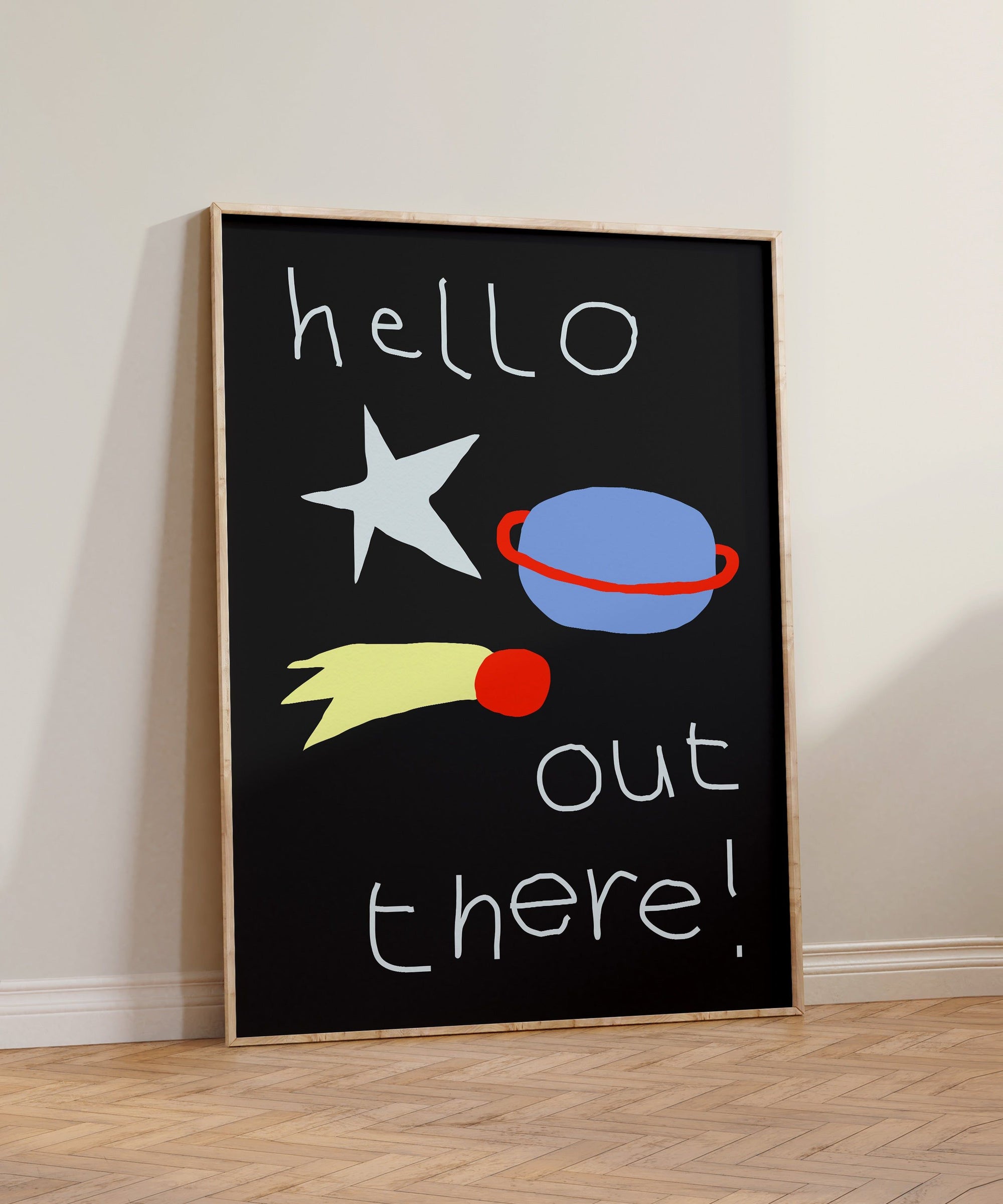 Hello Out There! Art Print