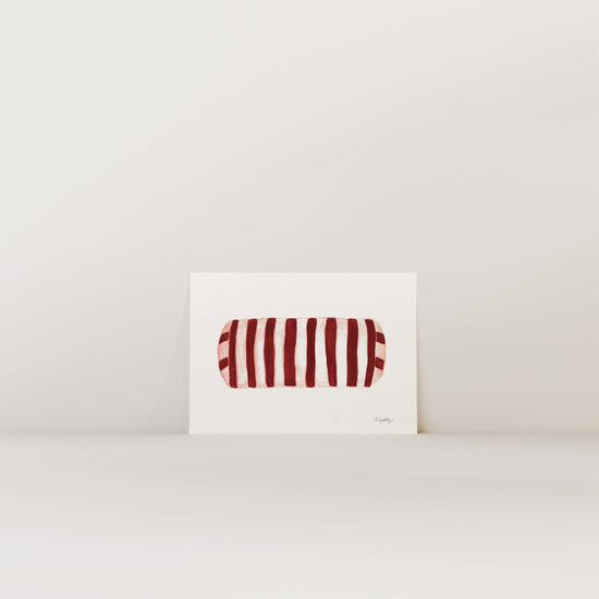 Five More Minutes Striped Bolster Print