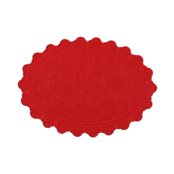 Eloise Oval Linen Placemat