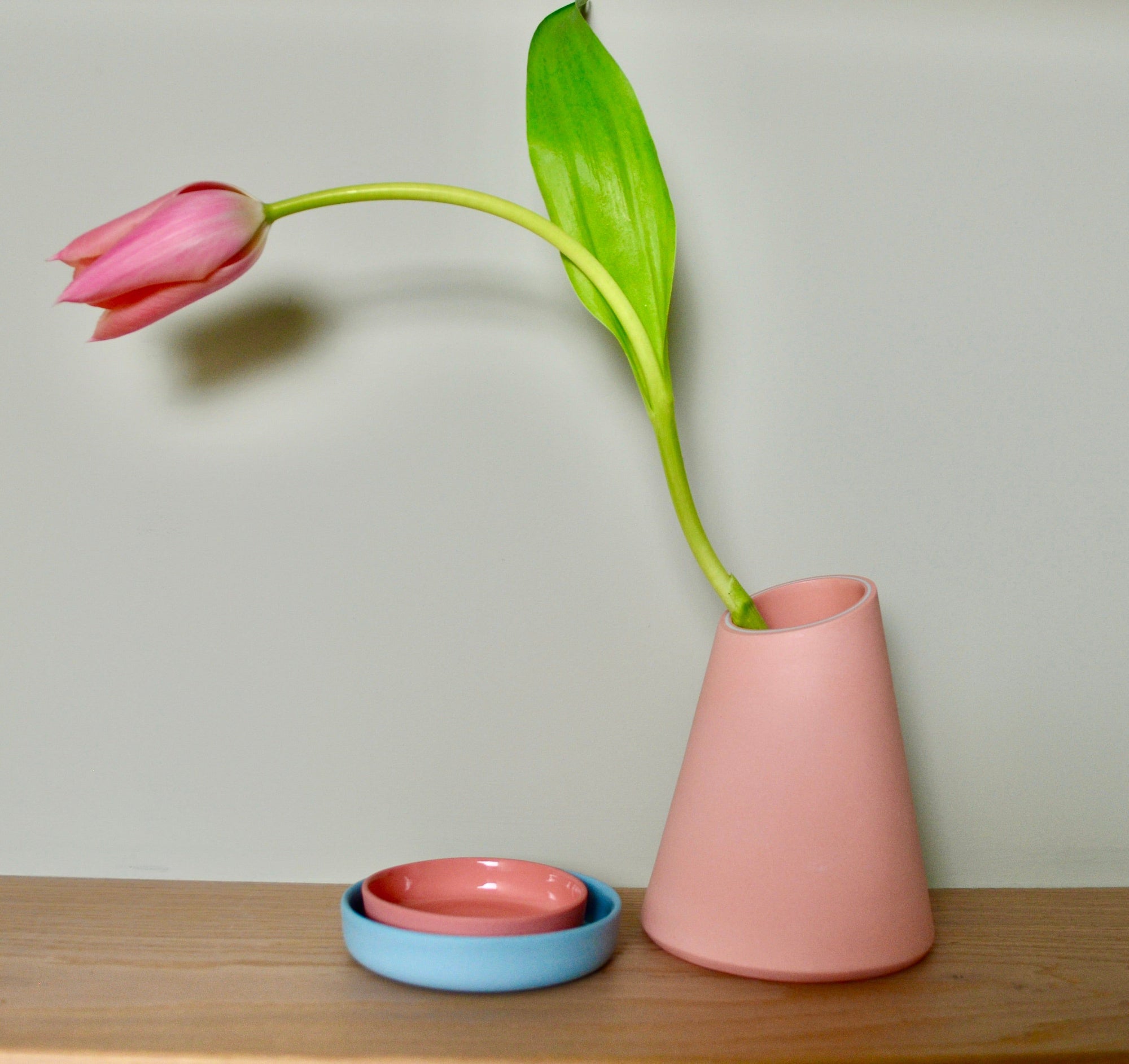 Angle Vase Siena Pink
