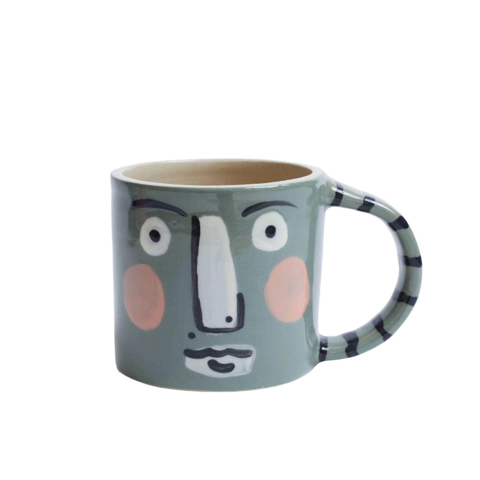 Face Mug Green