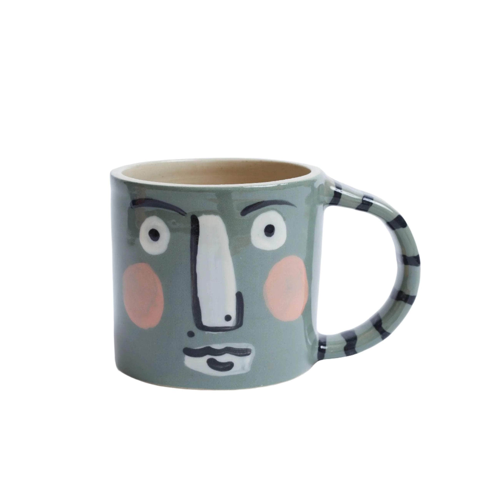 Face Mug Green