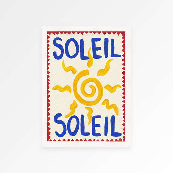 Soleil Hand Painted Print