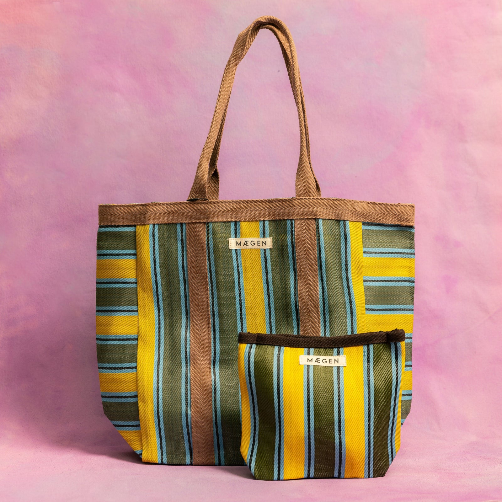 Everywhere Bag | Chocolate/ Yellow/ Olive
